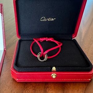 Authentic cartier trinity bracelet with certificate